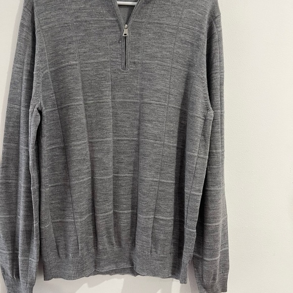 Robert Talbott 100% merino wool M gray - Picture 1 of 7